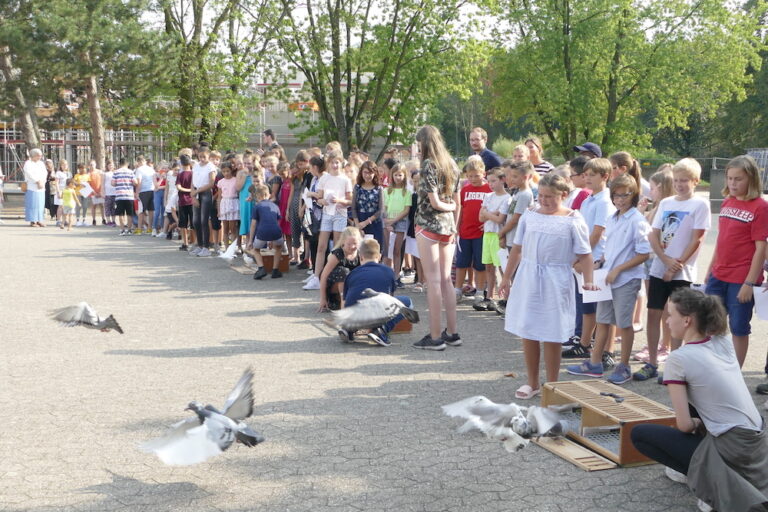 Einschulungstag für die neuen 5er