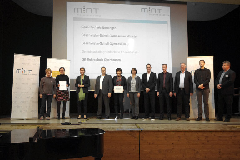 Auszeichnung MINT-freundliche Schule (2016 und 2019)