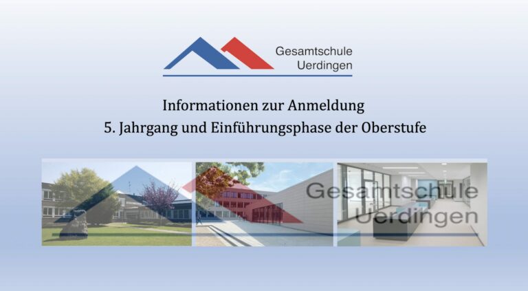 Anmeldeverfahren Jg. 5/11 für das Schuljahr 25/26