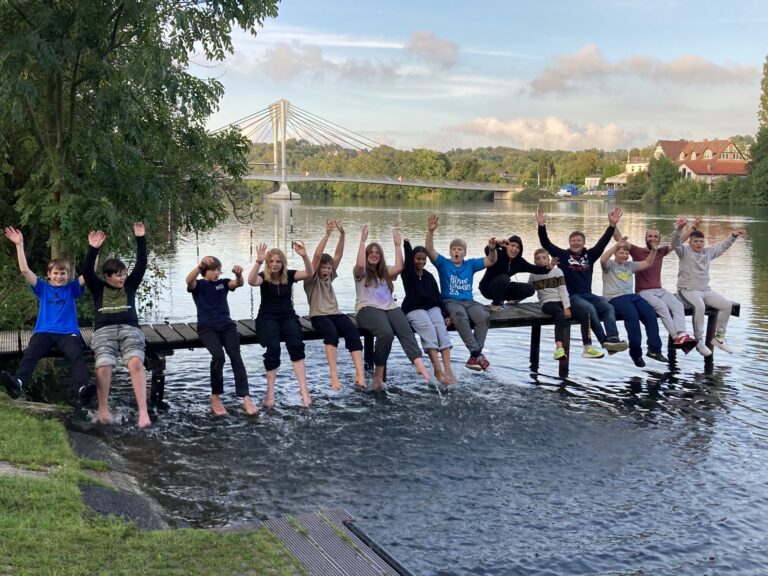 Outdoor-Camp der Kanu AG am Baldeneysee in Essen