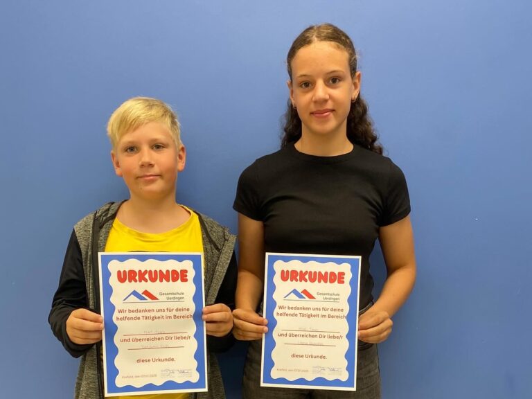 Ehrungen und Helferfrühstück zum Schuljahresende